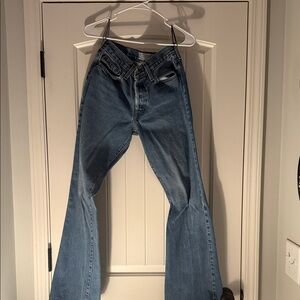 Abercrombie & Fitch Blue Flare Jeans
